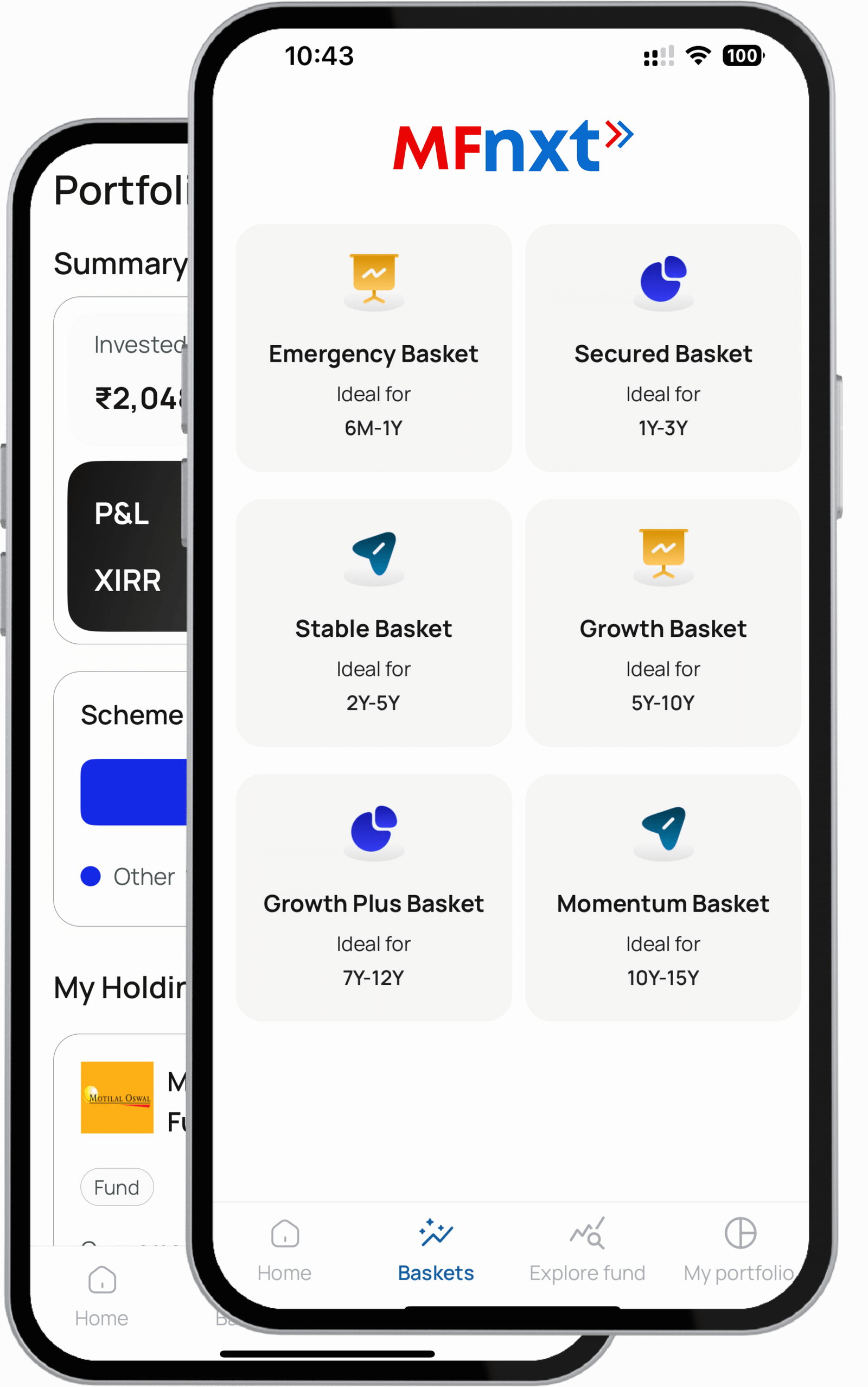 MFnxt Index Funds App